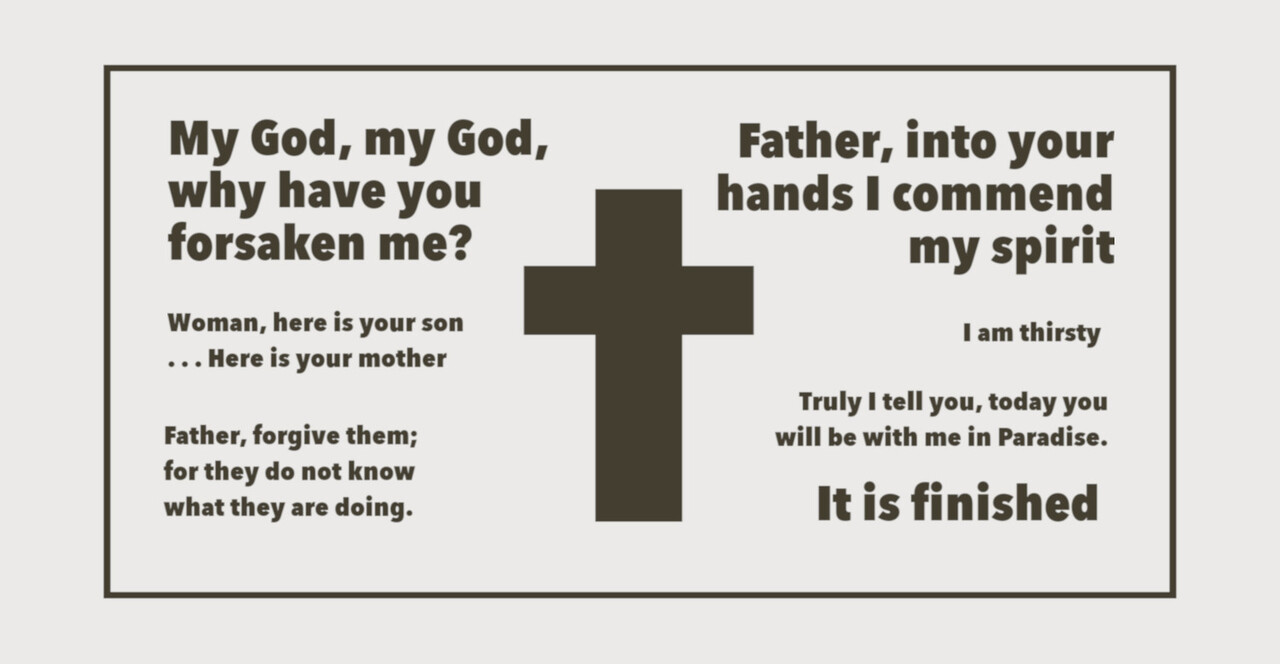  7 Statements From the Cross!  